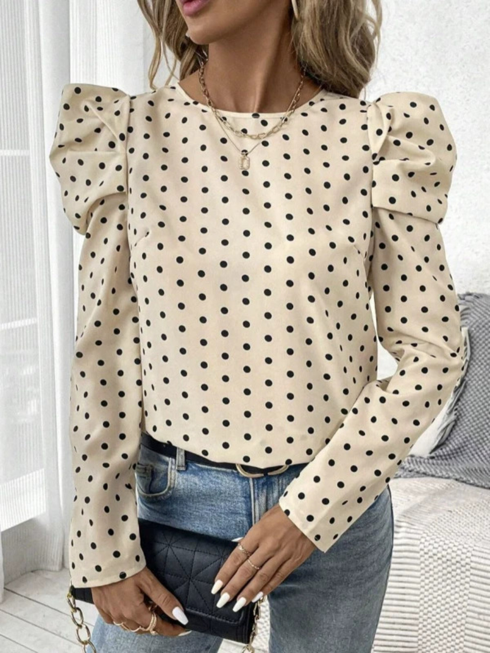 ZARA Long Puff Sleeve